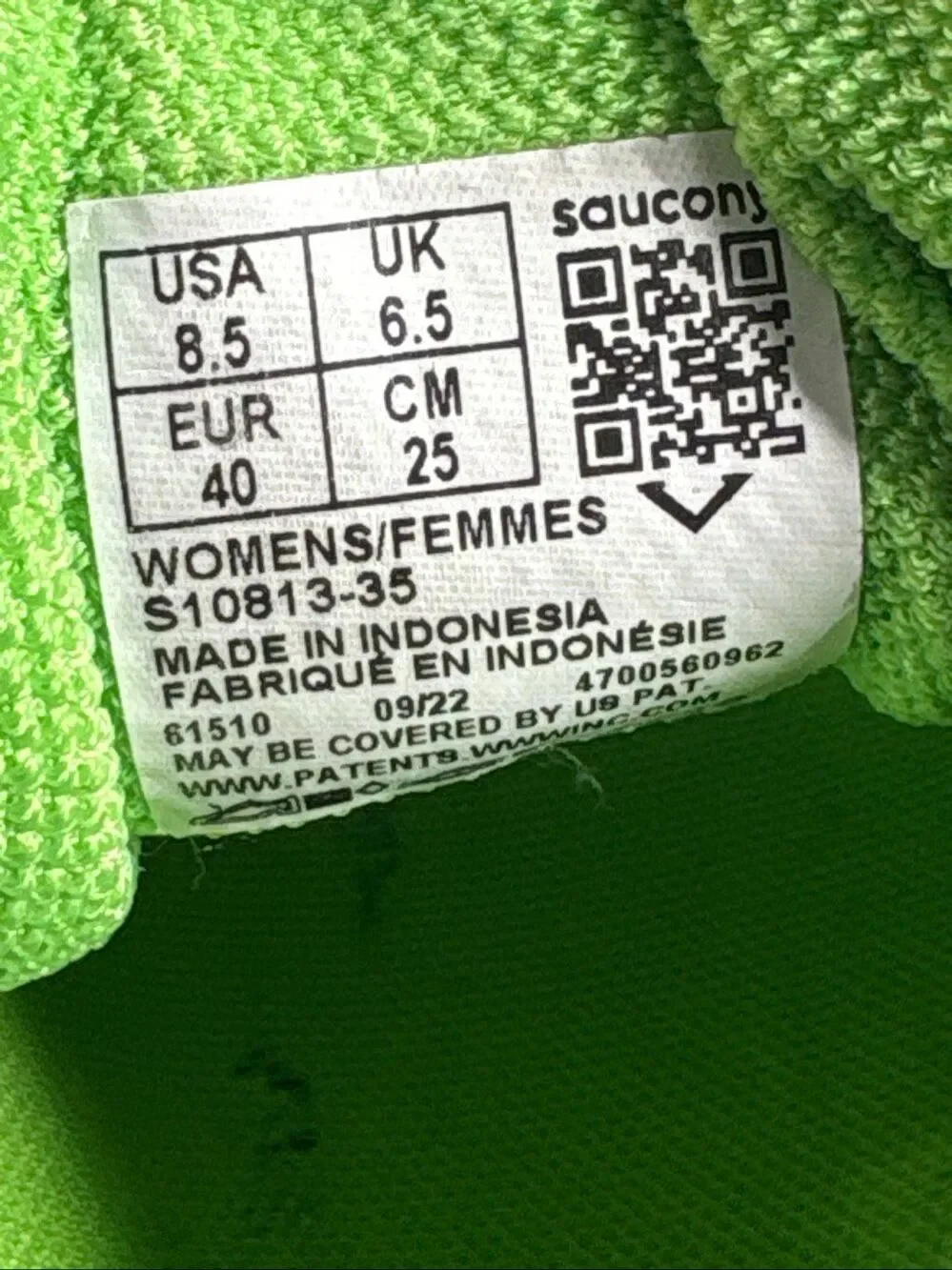Saucony Endorphin Shift 3 Womens 8.5 Running Shoes Sky Blue Acid Lime S10813-35